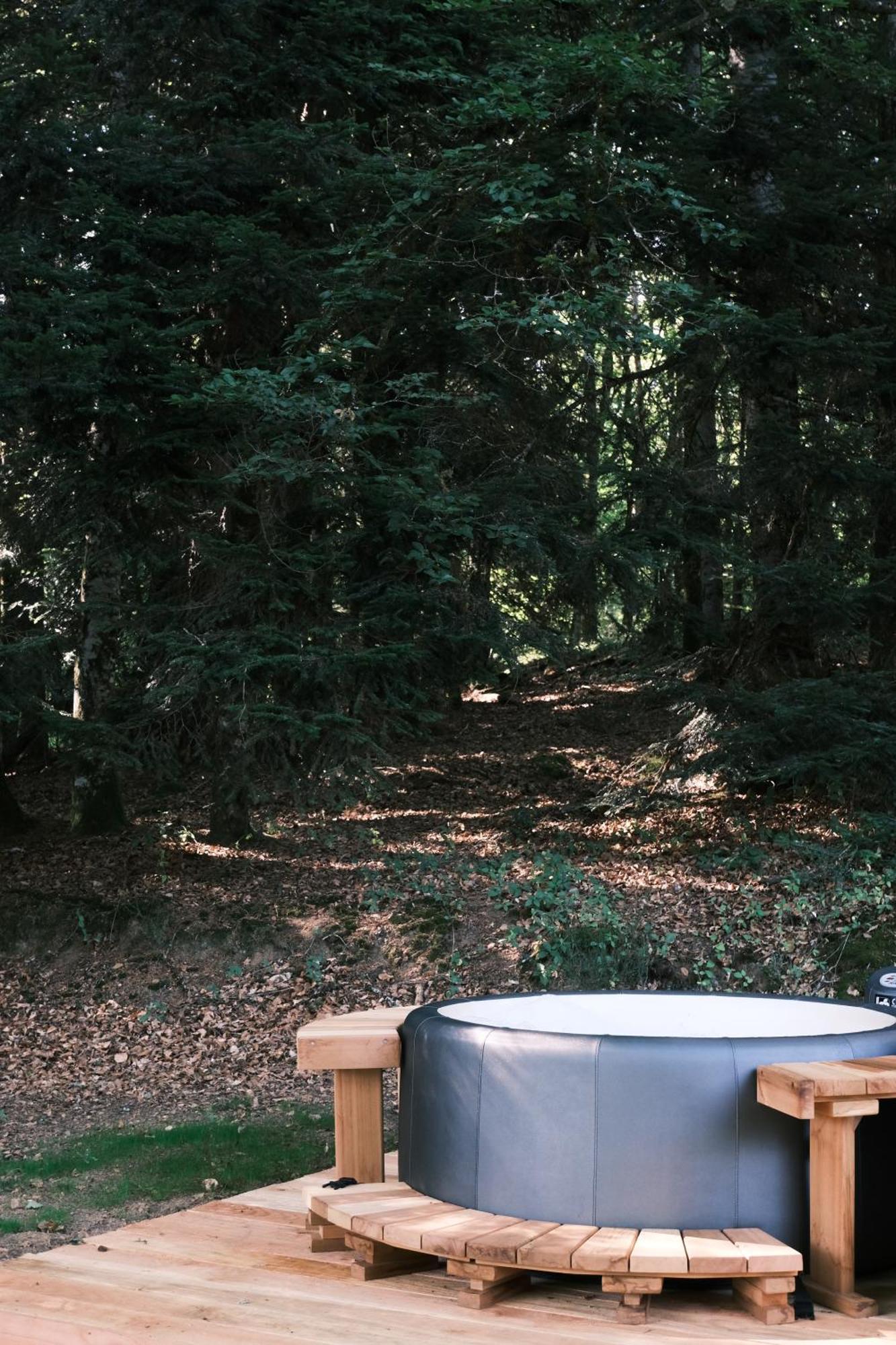 Lodge Avec Spa Privatif - Foret Et Lac Liginiac Екстериор снимка